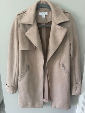 Magaschoni Open Suede Coat